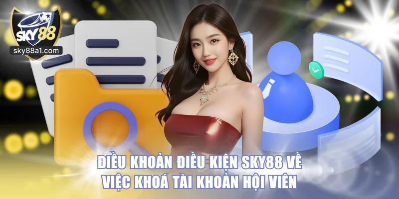 Điều khoản điều kiện SKY88 về việc khóa tài khoản của hội viên