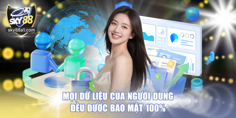 Mọi dữ liệu của người dùng đều được bảo mật 100%