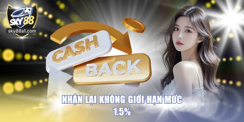 Nhận lại không giới hạn mức 1.5%